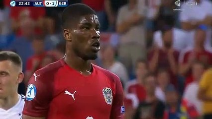 Kevin Danso Penalty Goal - Austria U21 vs Germany U21 1-1 23/06/2019