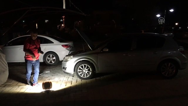 Polis memurunun aracı kundaklandı - ANTALYA