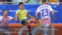 Colombia derrota a 1-0 a Paraguay y avanza a cuartos con marca perfecta