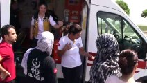 Hasta taşıyan ambulans hafif ticari araçla çarpıştı: 4 yaralı - ADIYAMAN
