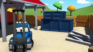 Carl le Camion Transformer et l'Elevateur à Car City | Dessin animé pour enfants