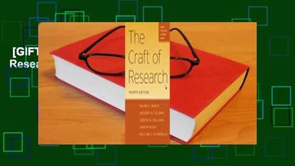 🎁 Unique Gift Ideas: The Craft of Research by Wayne C. Booth