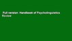 Full version  Handbook of Psycholinguistics  Review