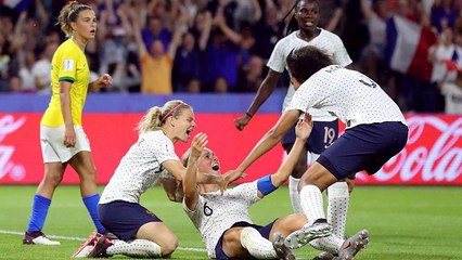 Les Bleues en quart de finale, mais elles ont eu chaud contre le Brésil