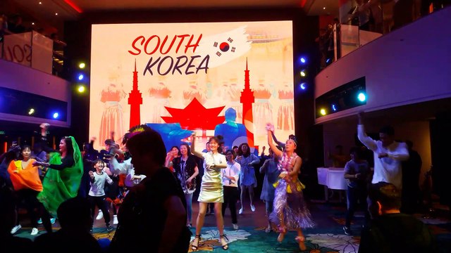 Dancing in the cruise ship - this is brilliant gangnam style baby!!!