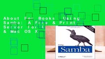 About For Books  Using Samba: A File & Print Server for Linux, Unix & Mac OS X  Review