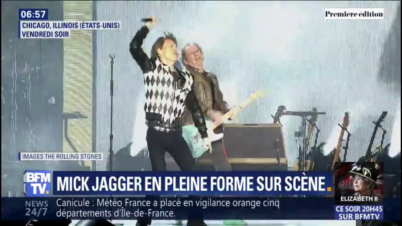 Rolling Stones: les images de Mick Jagger en pleine forme lors de son retour sur scène