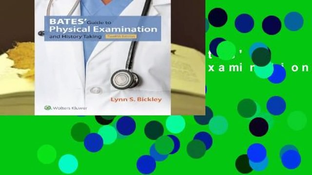 [NEW RELEASES] Bates' Guide to Physical Examination and History Taking