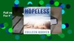 Full version  Hopeless (Hopeless, #1)  For Kindle