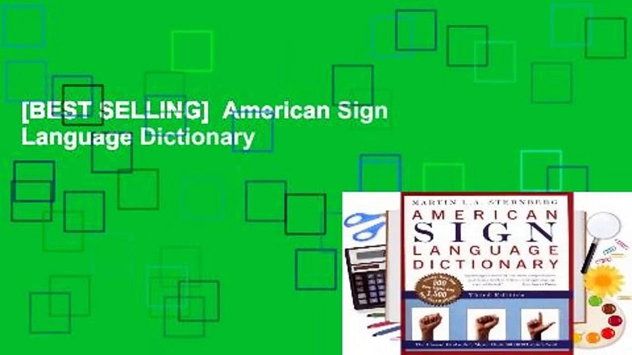 [BEST SELLING]  American Sign Language Dictionary