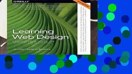 [GIFT IDEAS] Learning Web Design 5e