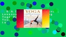 R.E.A.D Yoga: The Advanced Lessons: 30 Challenging Yoga Poses to Take Your Yoga Practice to a