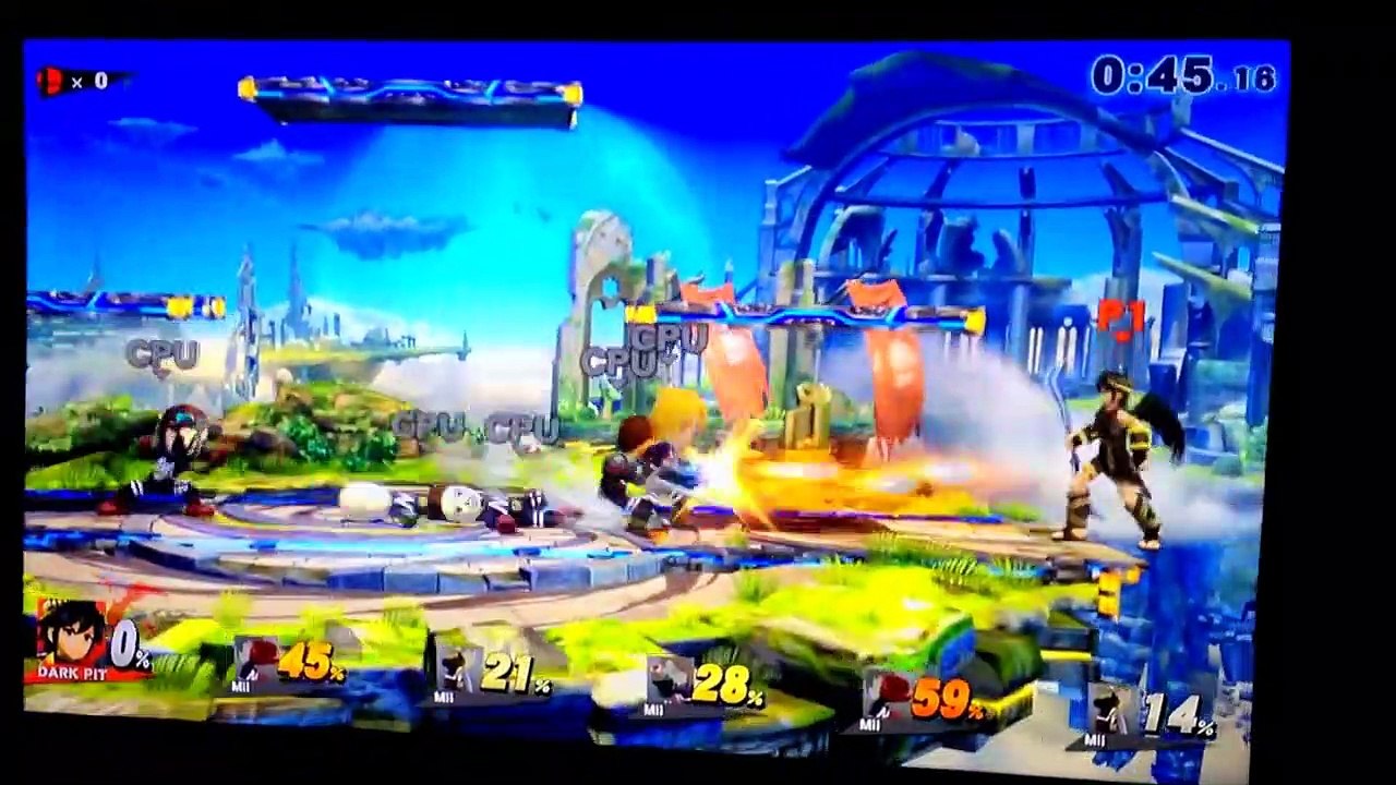 5 Enemies Defeated in Cruel Smash: Dark Pit