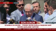 YSK Başkanı Sadi Güven konuşuyor