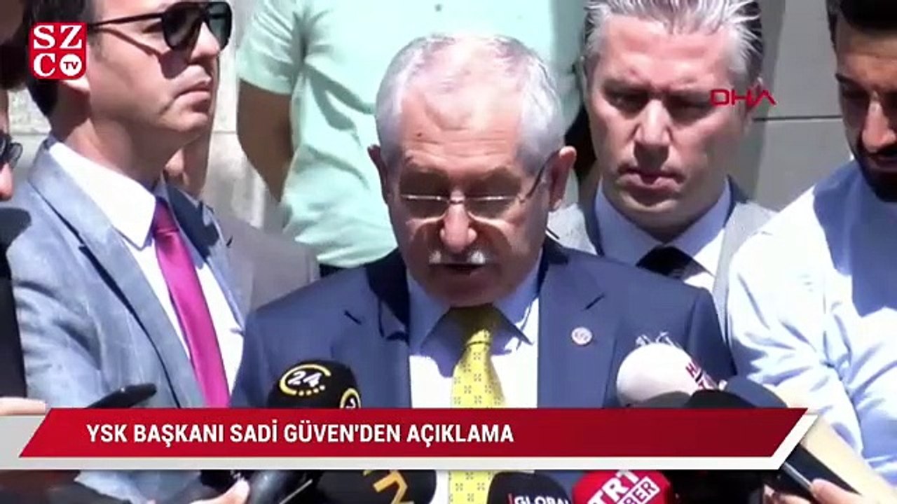 YSK Başkanı resmi olmayan kesin sonuçları açıkladı