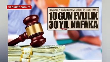 Bu nafaka kanunundan adalet çıkmıyor