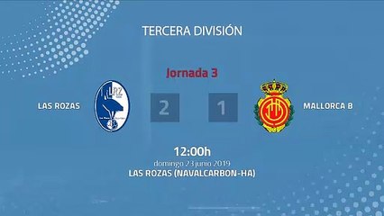 Resumen partido entre Las Rozas y Mallorca B Jornada 3 Tercera División - Play Offs Ascenso