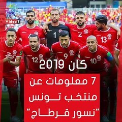شاهد فى دقيقة.. كان 2019..7 معلومات عن منتخب تونس "نسور قرطاج"