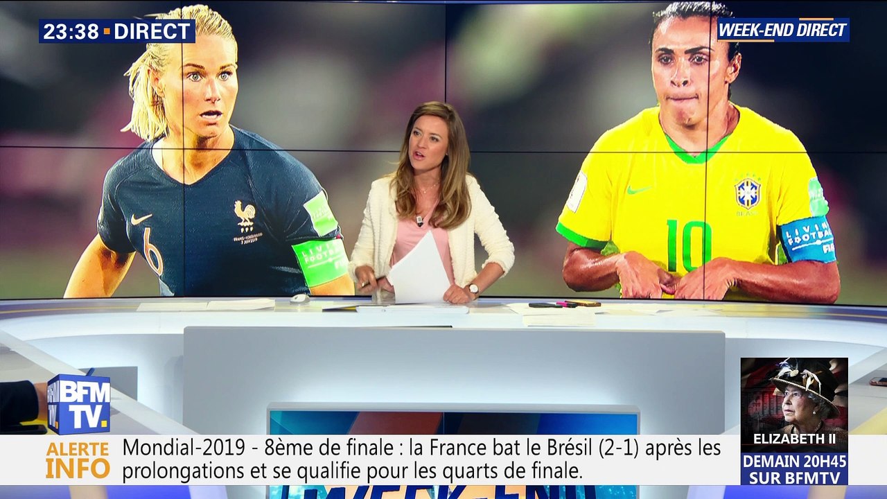 Les Bleues en quart de finale