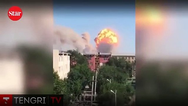 Kazakistan’da askeri mühimmat deposunda patlama!;
