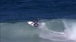 Gran espectáculo sobre las olas en el campeonato mundial de surf en Brasil
