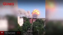 Kazakistan'da askeri mühimmat deposunda patlama meydana geldi