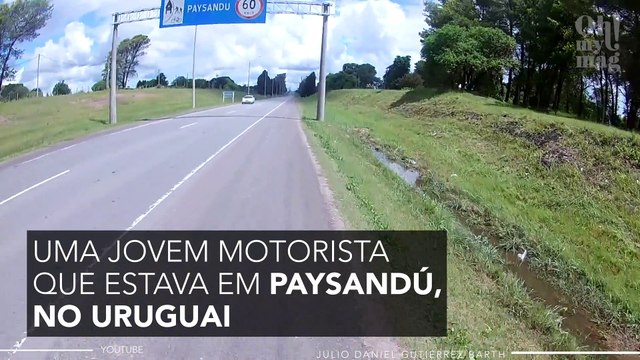 Uma motorista ganhou uma multa por “excesso de beleza”