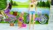 Barbie Bikes Camping Fun playset Doll Bicycle Bicicleta de boneca Barbie Barbie Puppen Fahrrad | Karla D.
