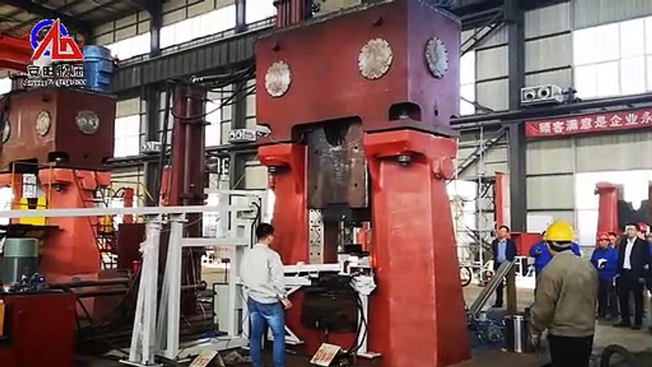 Anyang Forging Press CNC fully hydraulic die forging hammer to make steel balls