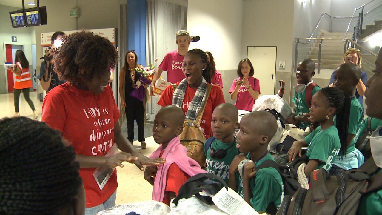 Un coro infantil de Benín de gira en España por los derechos de los niños