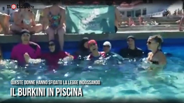 Sfidano il divieto: in piscina col burkini per i diritti delle donne | Notizie.it