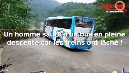 Il saute d'un bus car les freins ont lâché