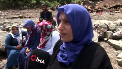 Selde babalarını kaybeden ve canlarını son anda kurtaran aile o anları anlattı