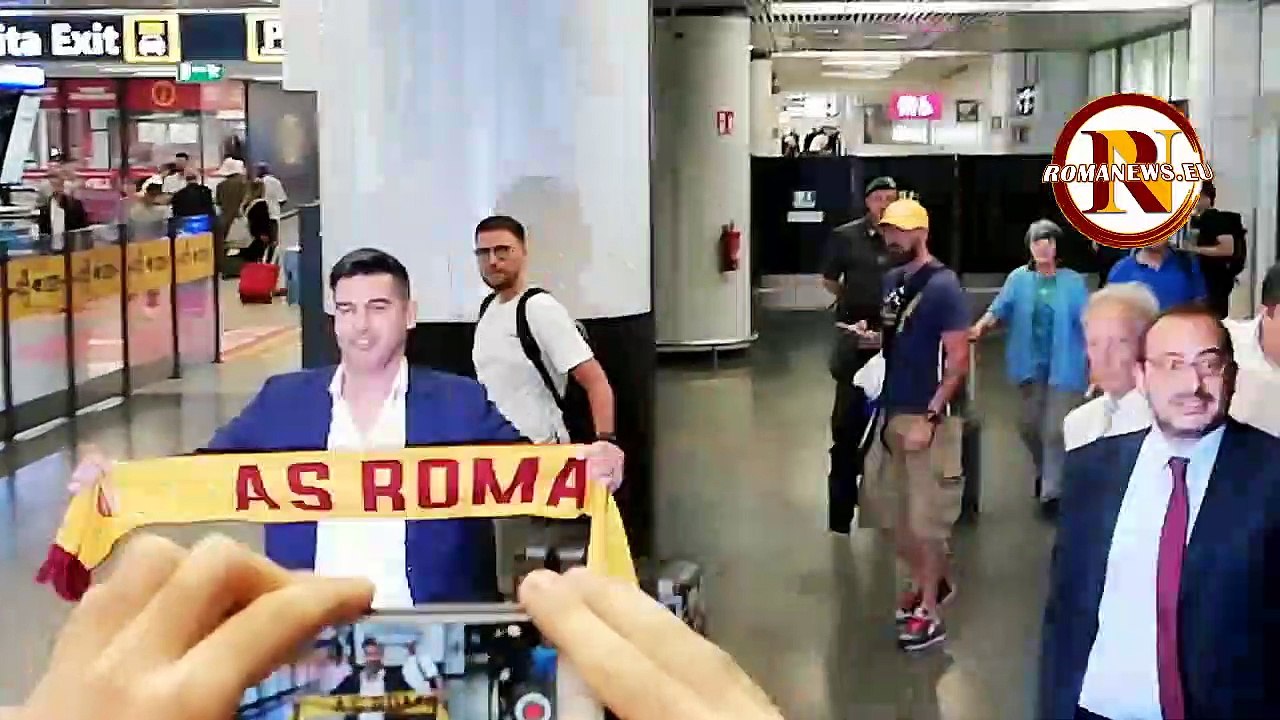Fiumicino, Fonseca sbarca a Roma (24/06/2019)