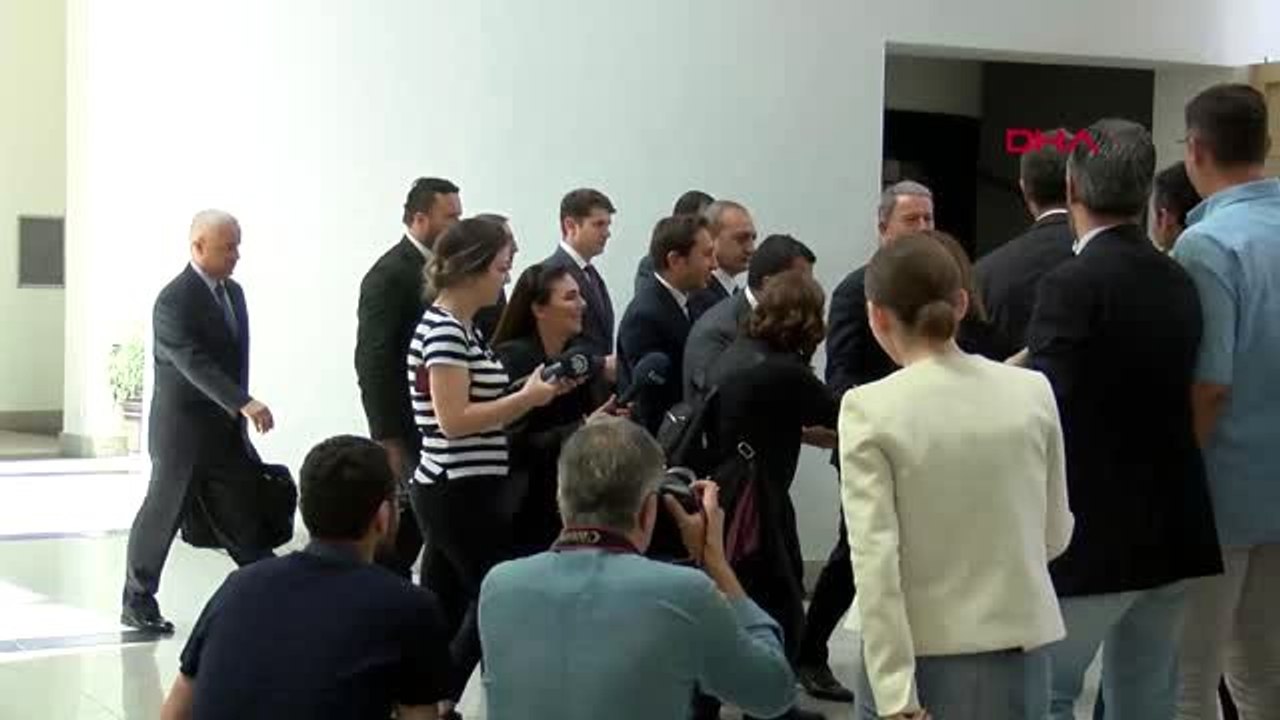 Milli Savunma Bakanı Akar, MHP Genel Başkanı Bahçeli ile görüştükten sonra konuştu