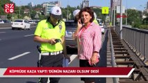 Sabiha Gökçen Havalimanı yolunda kamyonet takla attı