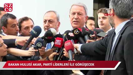 Скачать видео: Bakan Hulusi Akar, Bahçeli ile görüştü