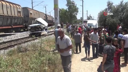 Tarsus'ta tren kazası: 1 ölü, 2'si ağır 4 kişi yaralı