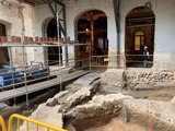 Restos de la única mezquita mudéjar hallada en España