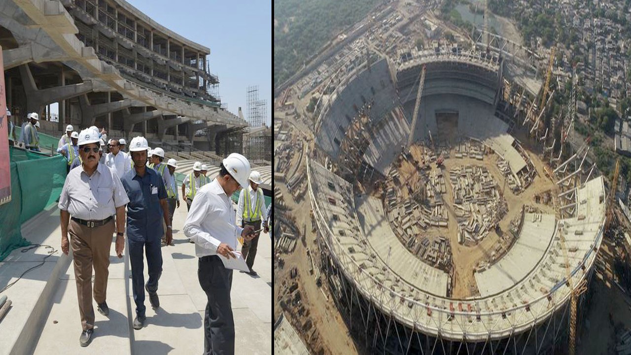 World's Largest Cricket Stadium Getting Built In Ahmedabad || Oneindia Telugu