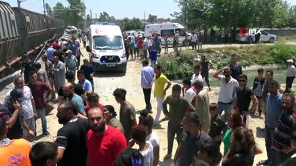 Mersin'deki tren kazasında yaralananların 2'sinin durumu ağır