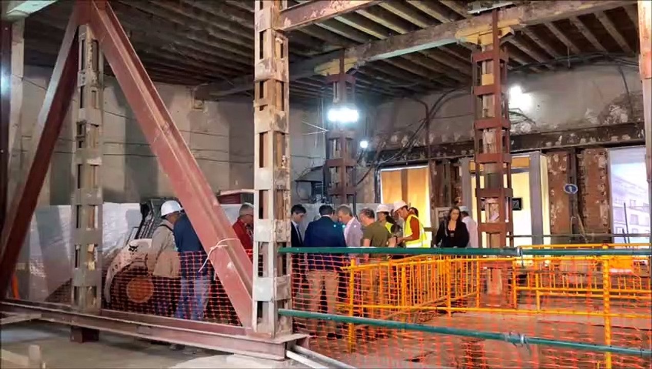 Restos de la única mezquita mudéjar hallada en España