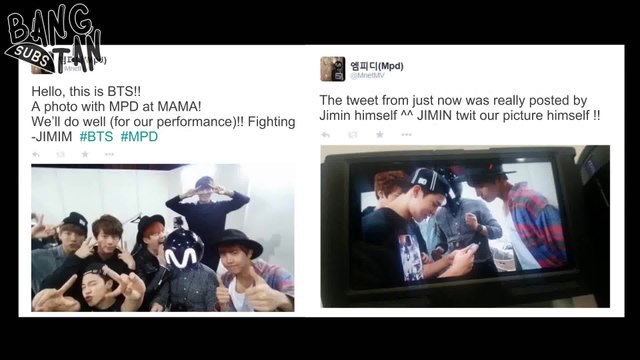 [ENG] 141201 [MPD in 2014MAMA] BTS Twitter Behind Episode