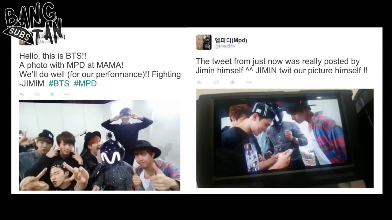 [ENG] 141201 [MPD in 2014MAMA] BTS Twitter Behind Episode