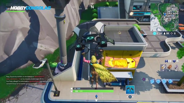 Fortbyte #43: cómo conseguirlo con la capa Bananera dentro de un puesto de plátanos