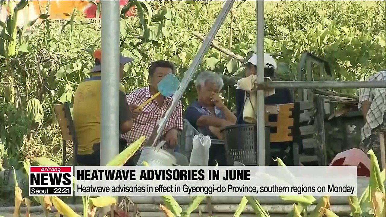 Heatwave advisories in effect in southern regions on Monday, more advisories expected in Seoul on Tuesday
