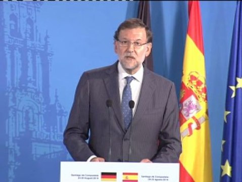 Rajoy y Merkel defienden continuar con la política de contención y las reformas