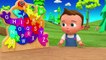 Little Baby Fun Play Learning Colors for Children with Soccer Balls Sliders ToySet 3D Kids Education