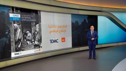 ارتفاع قياسي للنازحين داخل أوطانهم