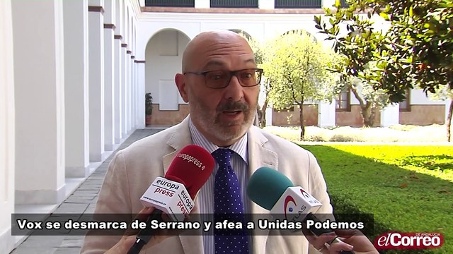 Vox se desmarca de Serrano y afea a Unidas Podemos